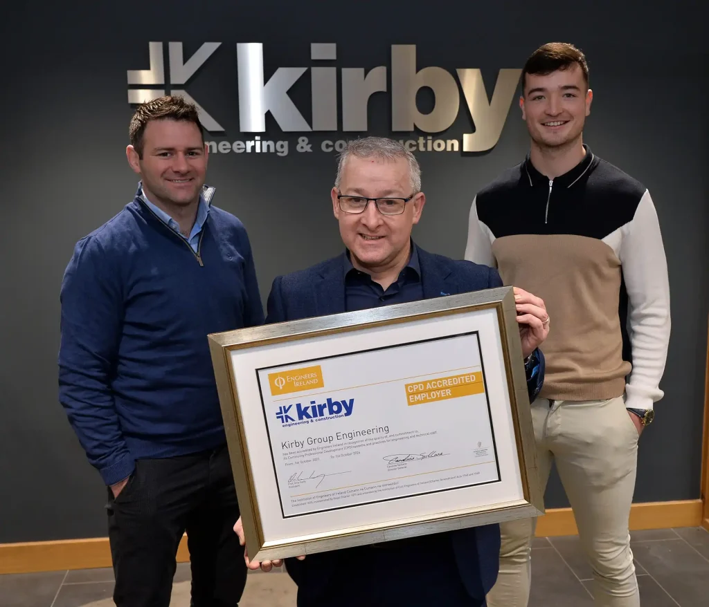 Fergus McFadden - Business Development Executive, Kirby; Mark Flanagan – Group Managing Director, Kirby; Kyle Hayes - HR / Training Officer, Kirby.