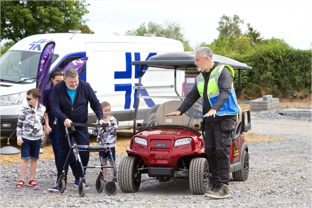 Kirby team volunteering for DIY SOS New Ross with the Aylward family