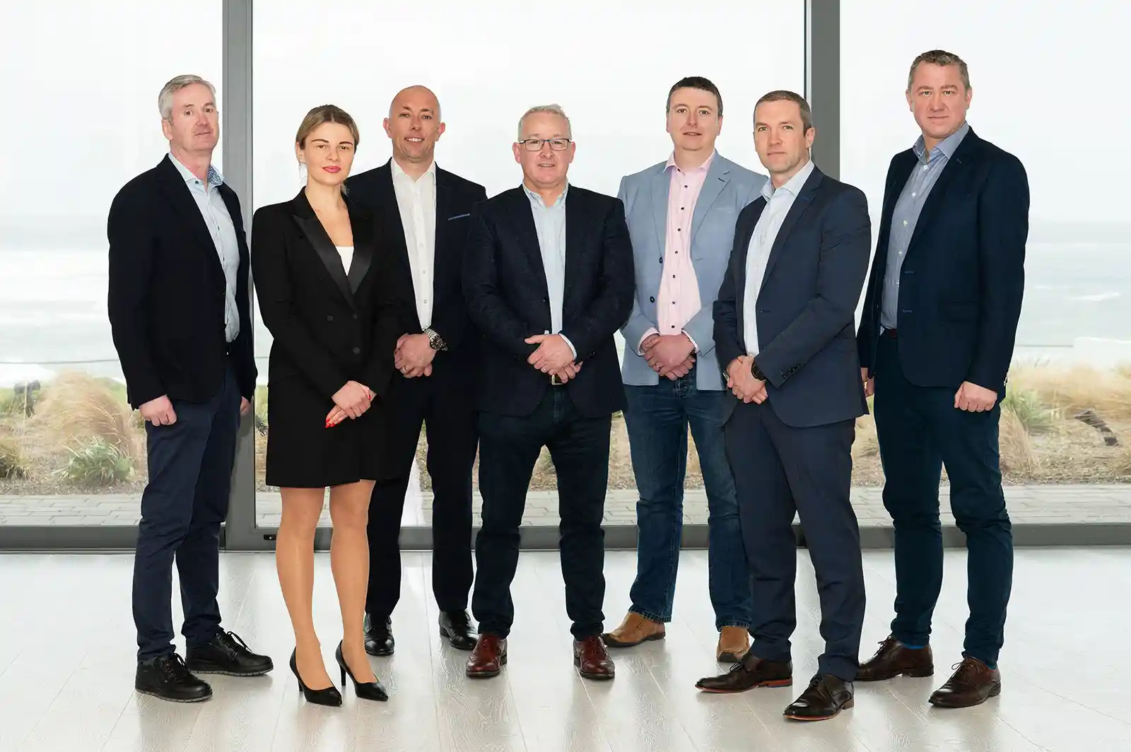 L - R: Pearse Dolan, Giedre Visockaite, Mark Gannon, Mark Flanagan, Stephen Kavanagh, Taidgh Dooley, Martin Kelly.