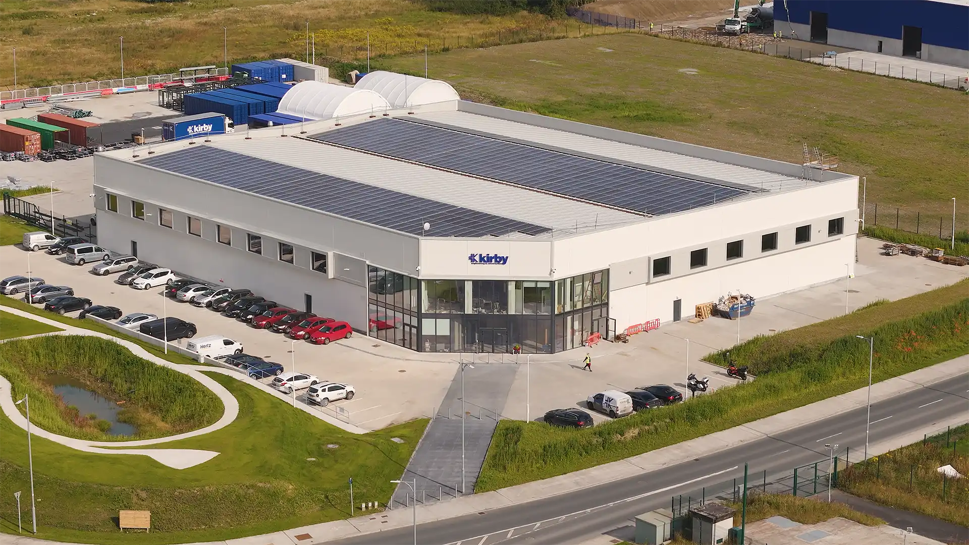 Exterior of the Kirby Offsite Manufacturing (OSM) facility