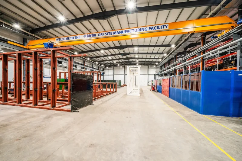 Kirby Off site manufacturing facility in portlaosie
