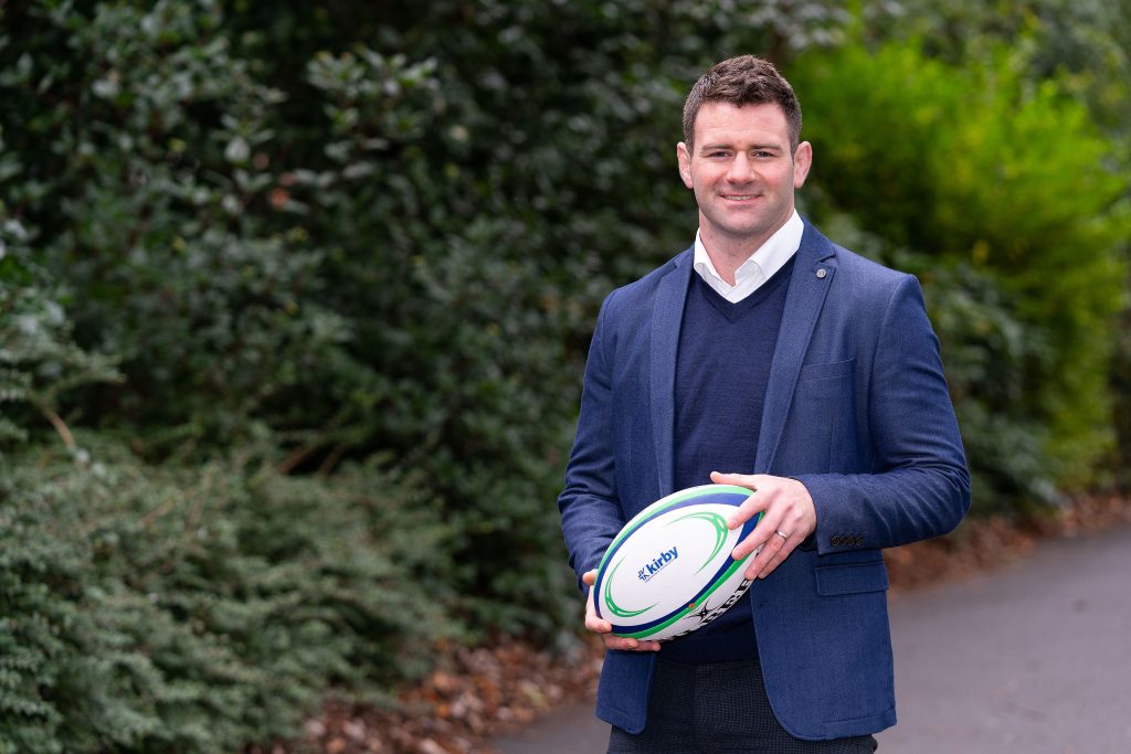 The former Ireland Rugby International, Fergus McFadden, joins the Kirby Team