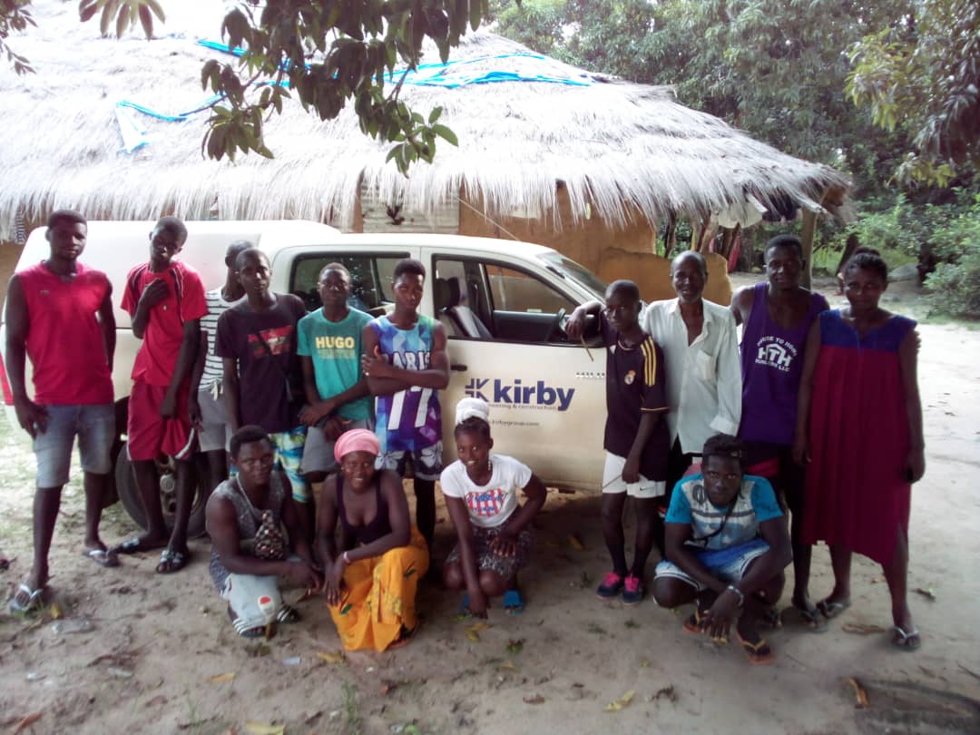 Finally, the Jeep arrived in early November to West Africa.