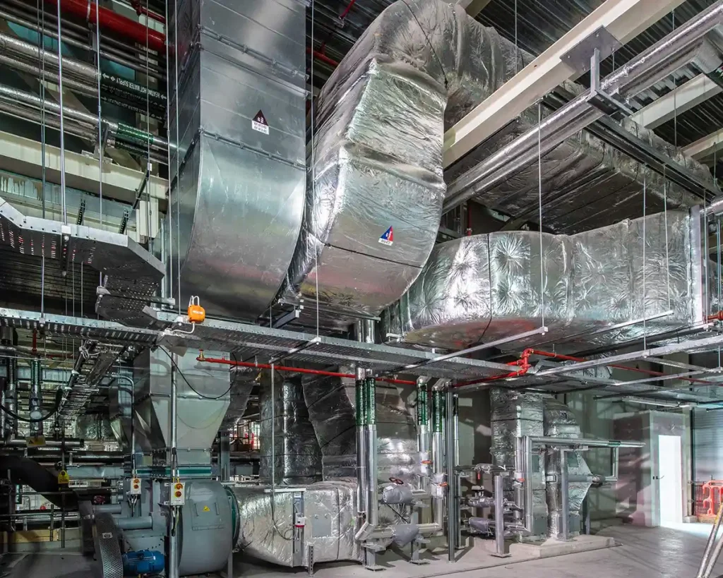 Mechanical installation in a life science facility