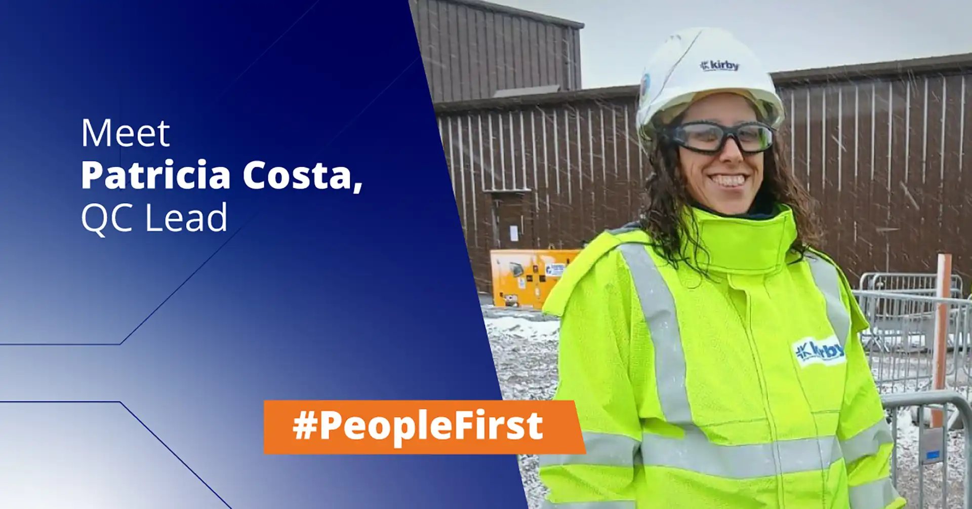 View of Kirby’s Aberarder project for SSE Renewables in Scotland, showing construction progress on the wind turbine control centre building, September 2025.