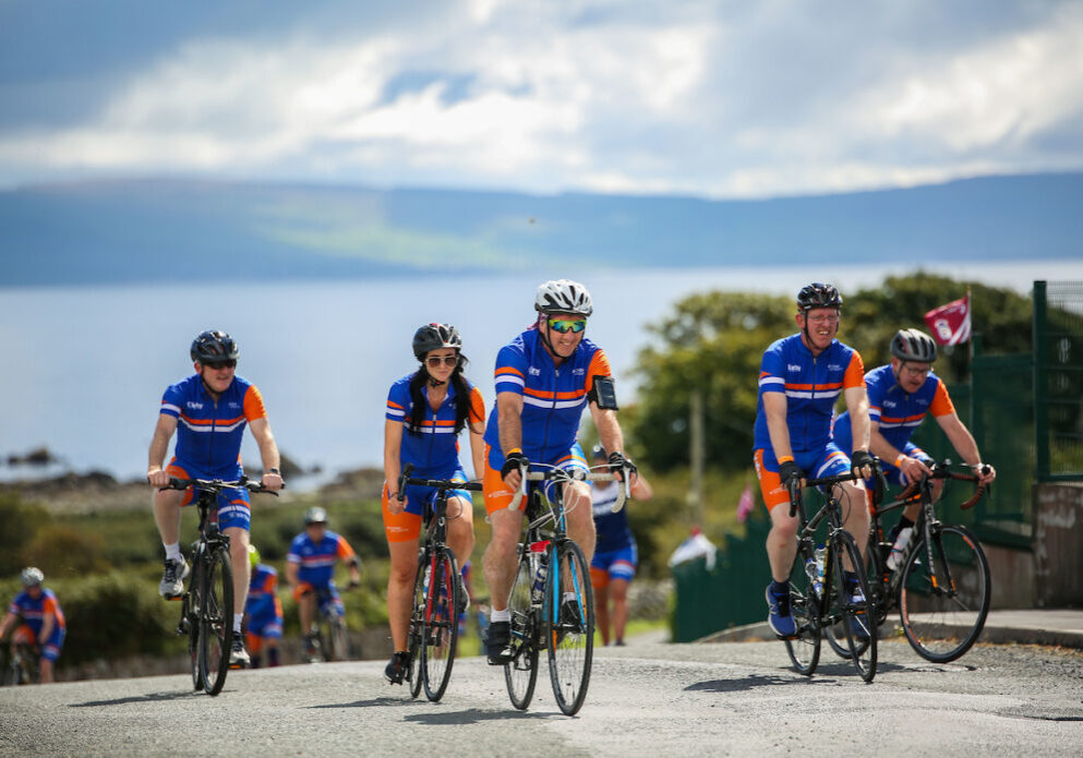 More than 120 cyclists took the roads of Galway last Friday to raise funds for two brilliant charities, National Breast Cancer Research Institute and Milford Care Centre.
