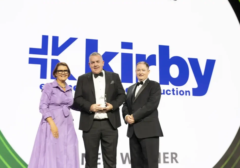Pictured are Cathy Bryce, Managing Director, AIB Capital Markets, Henry McCann, Kirby Group Engineering CEO and Brian Murphy, Lead Partner for Ireland’s Best Managed Companies Awards Programme.
